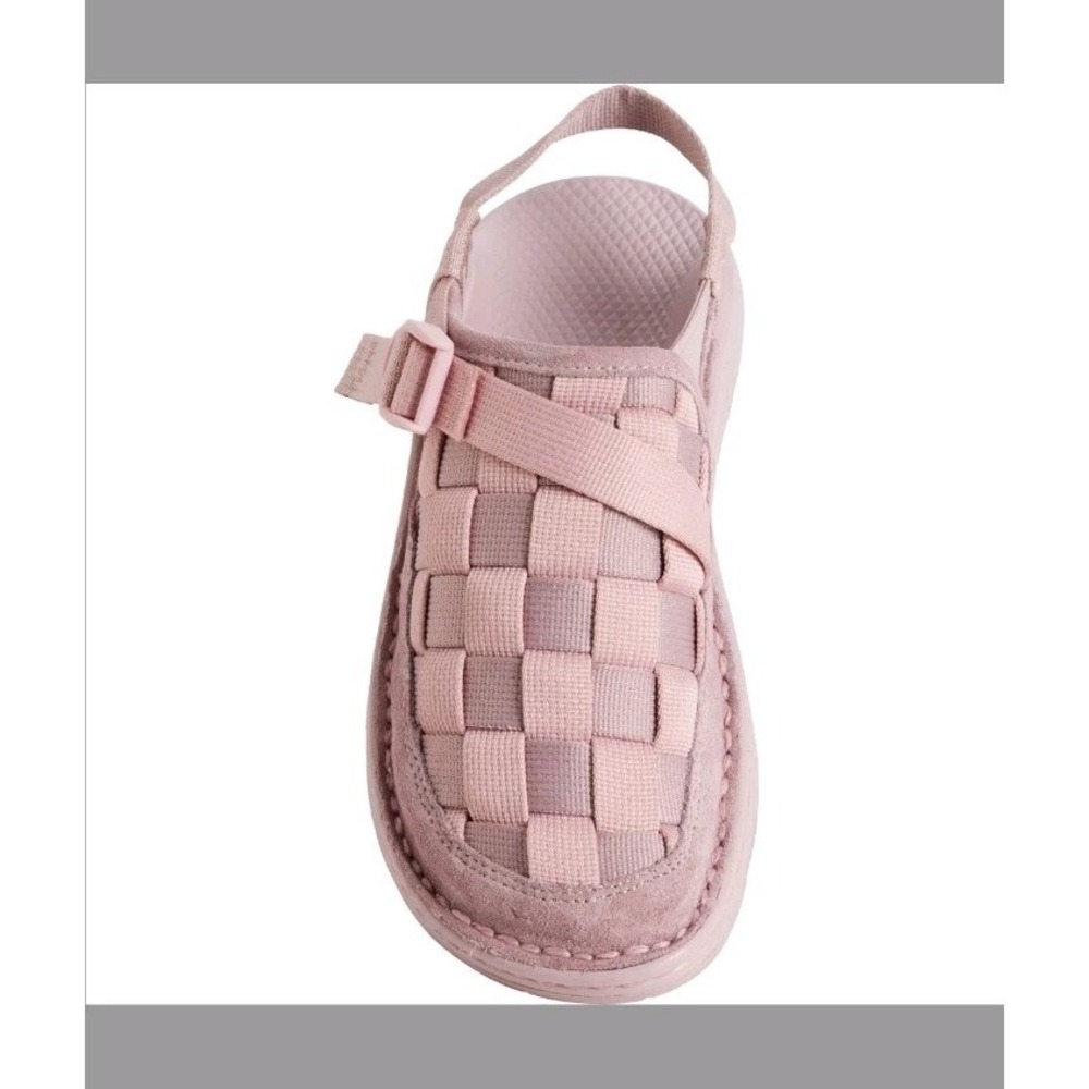 NEW Chaco Women Canyon Woven Clogs - Light Pink Rose Quartz Sustainable Eco Sz 5 - Picture 2 of 10
